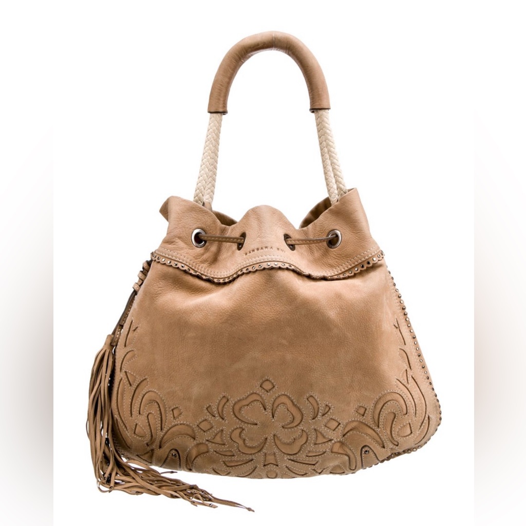 Barbara Bui Light Brown Leather Patchwork